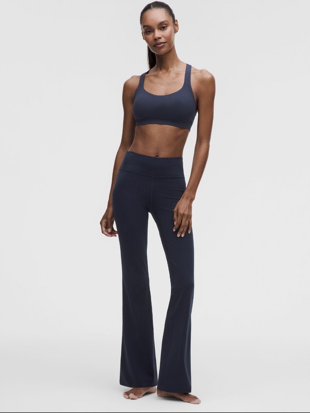 Lululemon NWOT Groove Nulu High-Rise Flared Pant Navy